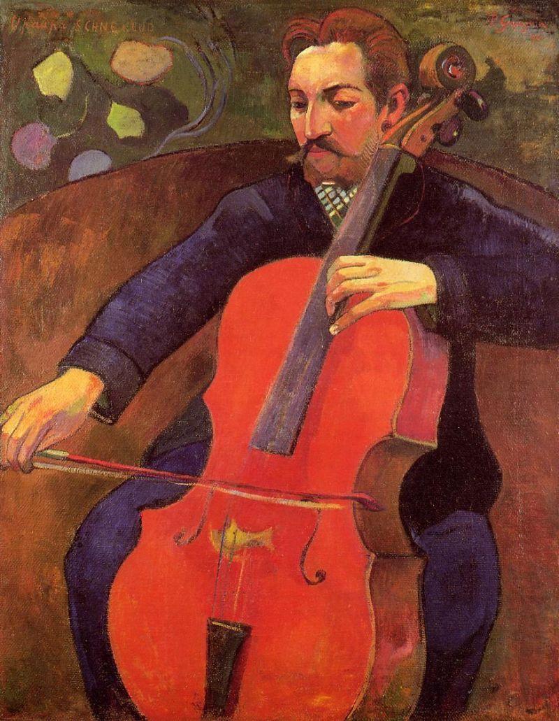 Paul Gauguin The Cellist